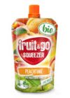 Bio fruit&​go squeezer jablko, broskev, banán, meruňka