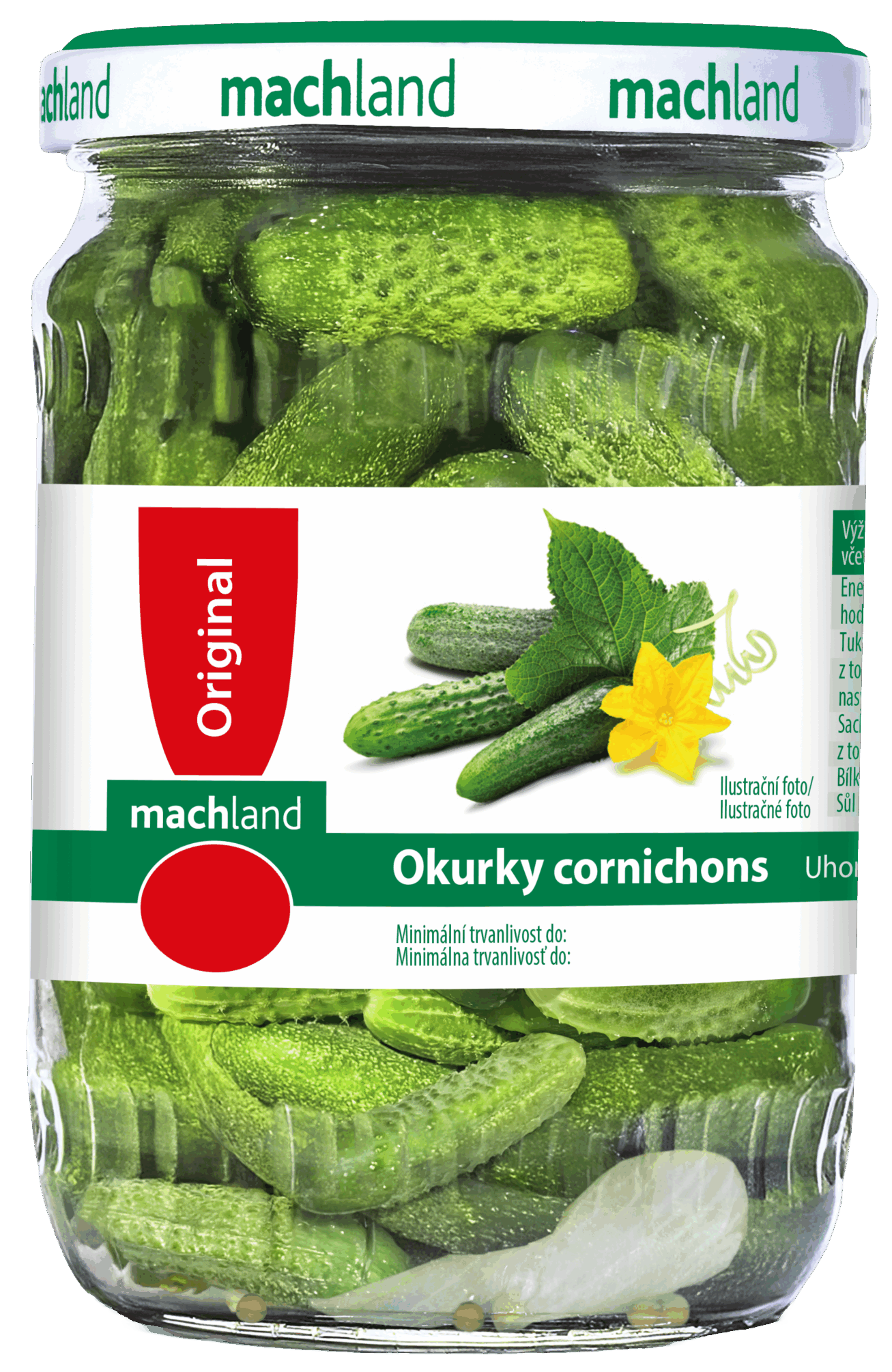 Okurky Cornichons