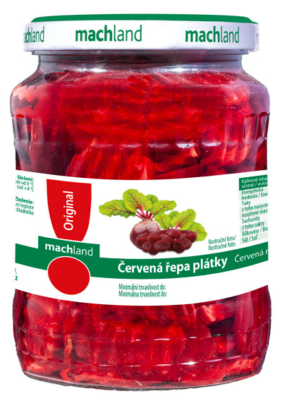 Červená řepa plátky