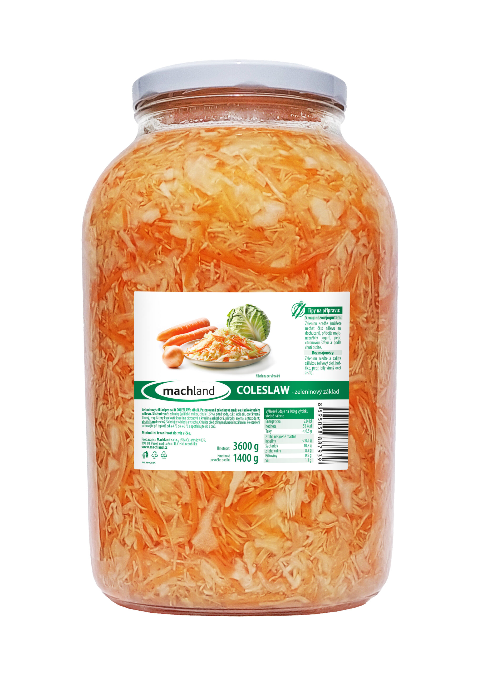 Coleslaw - zeleninový základ
